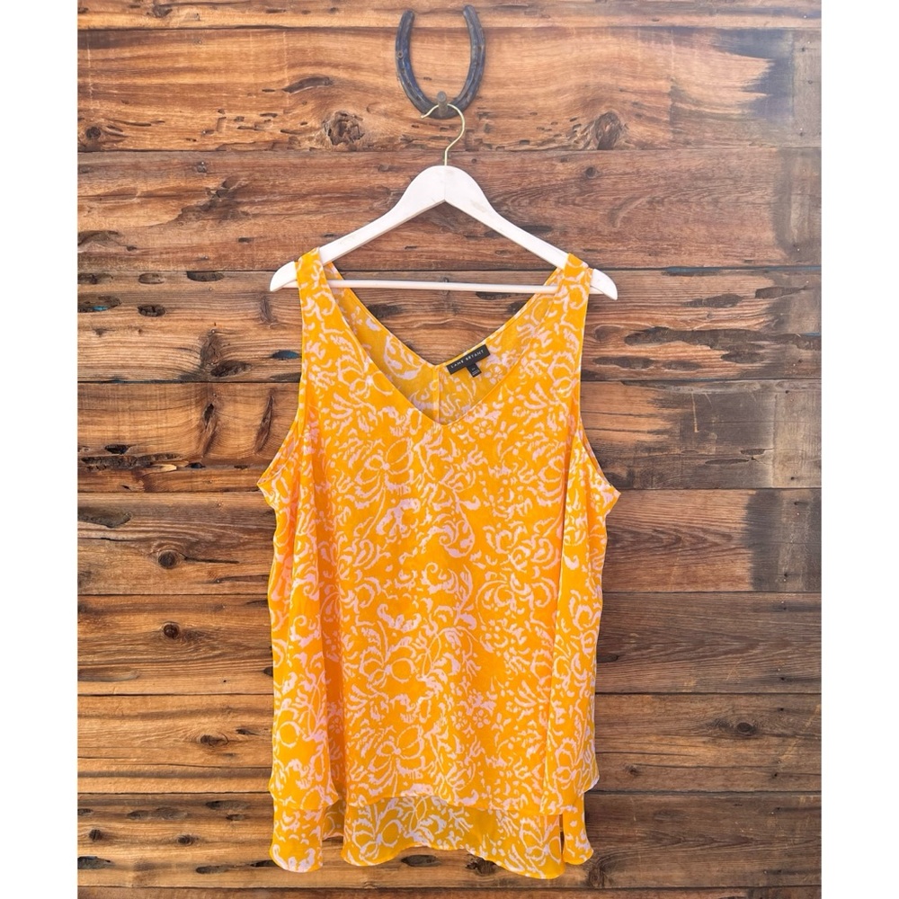 LANE BRYANT | Modern Swing Double-Layer Chiffon Tank 22